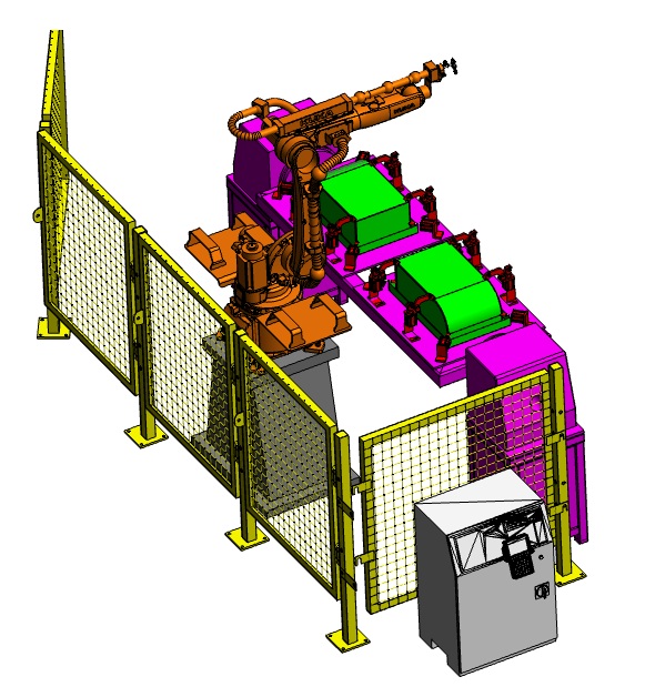 Tig welding robot cell IGS